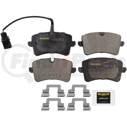 DX1547W by MONROE - Total Solution Semi-Metallic Brake Pads