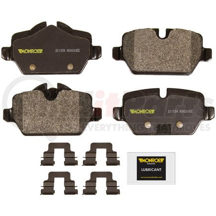 DX1554 by MONROE - Total Solution Semi-Metallic Brake Pads