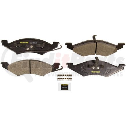 Monroe DX257 Disc Brake Pad Set Monroe Brakes Total Solution Semi-Metallic Brake Pads