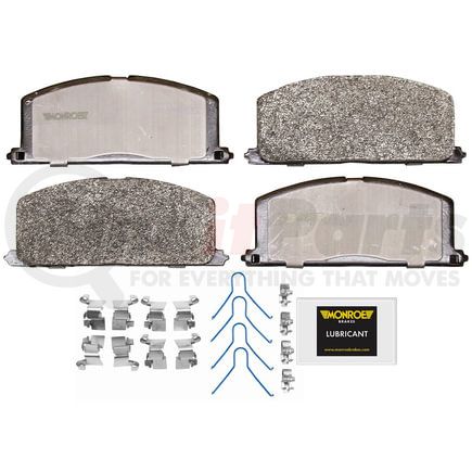 DX242 by MONROE - Total Solution Semi-Metallic Brake Pads