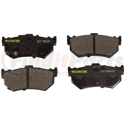 Monroe DX277 Disc Brake Pad Set Prem Semi-Met Brakes