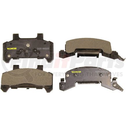 DX289 by MONROE - Monroe Brakes Total Solution Semi-Metallic Brake Pads