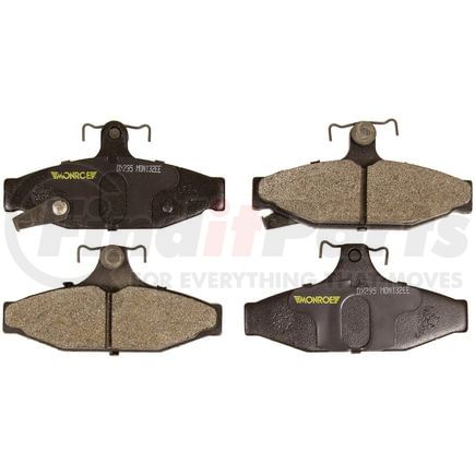 Monroe DX295 Disc Brake Pad Set Monroe Brakes Total Solution Semi-Metallic Brake Pads