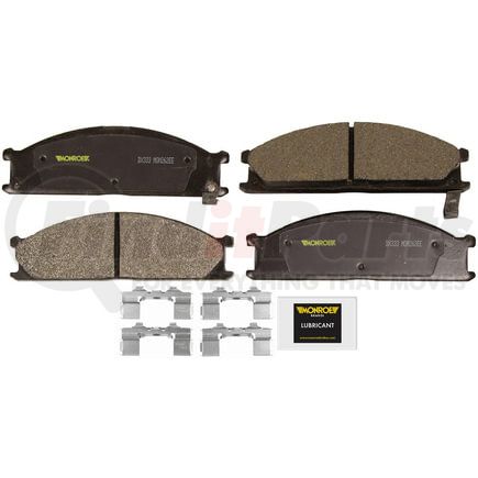 DX333 by MONROE - Total Solution Semi-Metallic Brake Pads