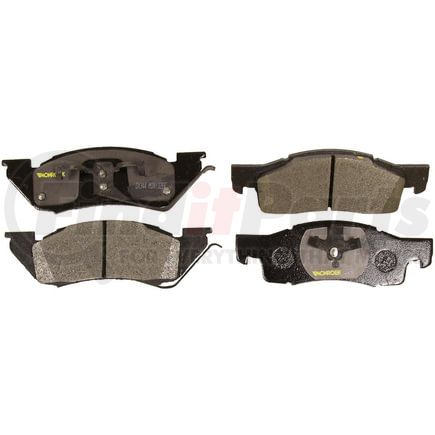 Monroe DX344 Disc Brake Pad Set Monroe Brakes Total Solution Semi-Metallic Brake Pads