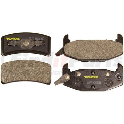 DX377 by MONROE - Total Solution Semi-Metallic Brake Pads