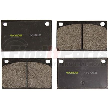 DX43 by MONROE - Total Solution Semi-Metallic Brake Pads