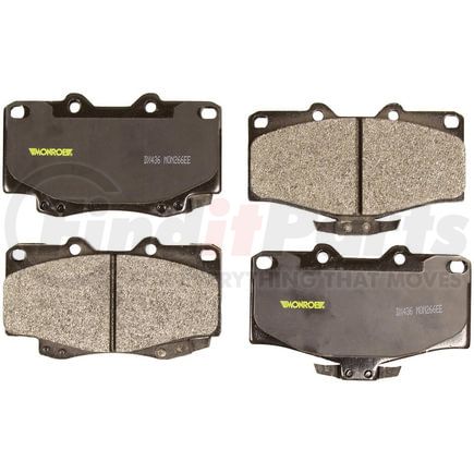 DX436 by MONROE - Total Solution Semi-Metallic Brake Pads