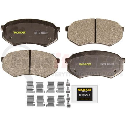 DX433A by MONROE - Total Solution Semi-Metallic Brake Pads