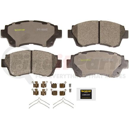 DX476 by MONROE - Monroe Brakes Total Solution Semi-Metallic Brake Pads