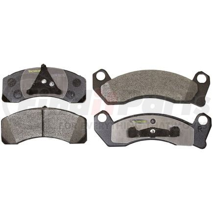 DX499A by MONROE - Total Solution Semi-Metallic Brake Pads