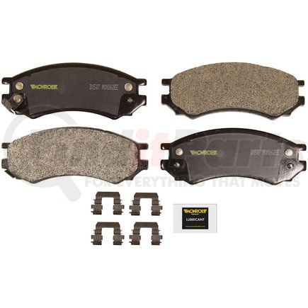 DX507 by MONROE - Monroe Brakes Total Solution Semi-Metallic Brake Pads