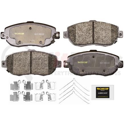 DX619 by MONROE - Total Solution Semi-Metallic Brake Pads