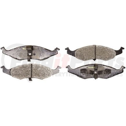 Monroe DX633 Disc Brake Pad Set Monroe Brakes Total Solution Semi-Metallic Brake Pads