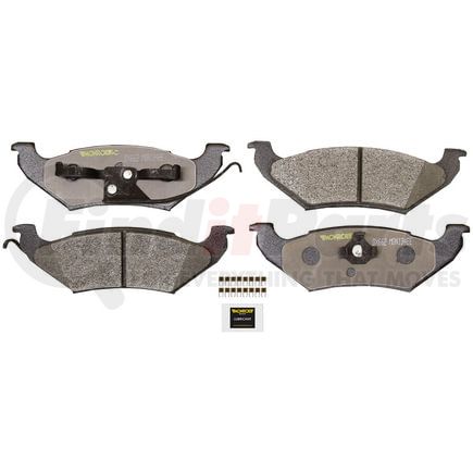 DX662 by MONROE - Monroe Brakes Total Solution Semi-Metallic Brake Pads
