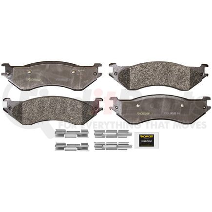 DX702A by MONROE - Total Solution Semi-Metallic Brake Pads