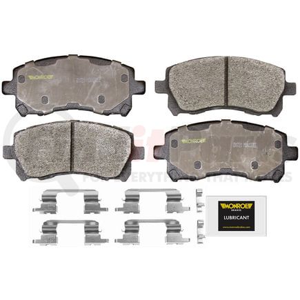 DX721 by MONROE - Monroe Brakes Total Solution Semi-Metallic Brake Pads