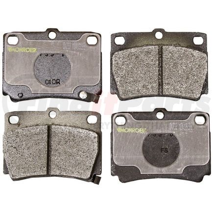 DX733 by MONROE - Monroe Brakes Total Solution Semi-Metallic Brake Pads