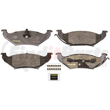 DX751 by MONROE - Total Solution Semi-Metallic Brake Pads