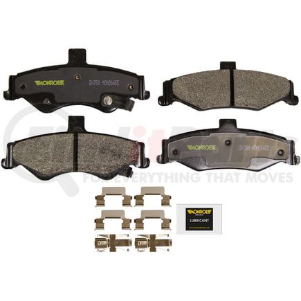 Monroe DX750 Disc Brake Pad Set Prem Semi-Met Brakes