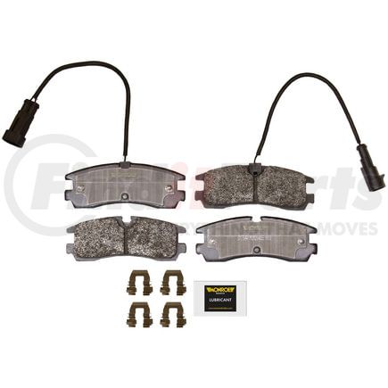 DX754A by MONROE - Monroe Brakes Total Solution Semi-Metallic Brake Pads