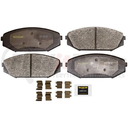 Monroe DX793 Disc Brake Pad Set Monroe Brakes Total Solution Semi-Metallic Brake Pads