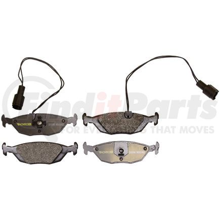 DX809A by MONROE - Total Solution Semi-Metallic Brake Pads