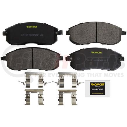 DX815C by MONROE - Monroe Brakes Total Solution Semi-Metallic Brake Pads
