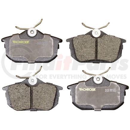 DX838 by MONROE - Monroe Brakes Total Solution Semi-Metallic Brake Pads