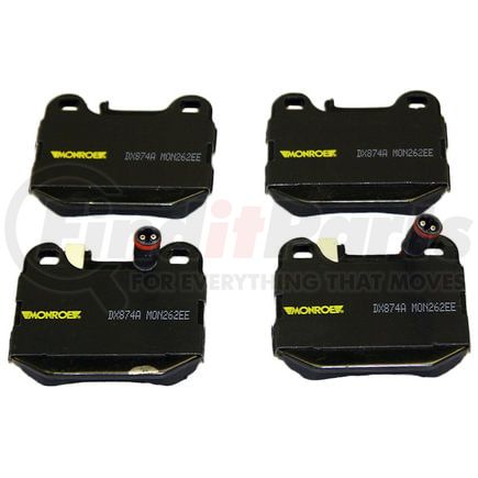 DX874A by MONROE - Total Solution Semi-Metallic Brake Pads
