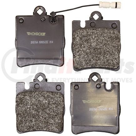 DX876A by MONROE - Total Solution Semi-Metallic Brake Pads