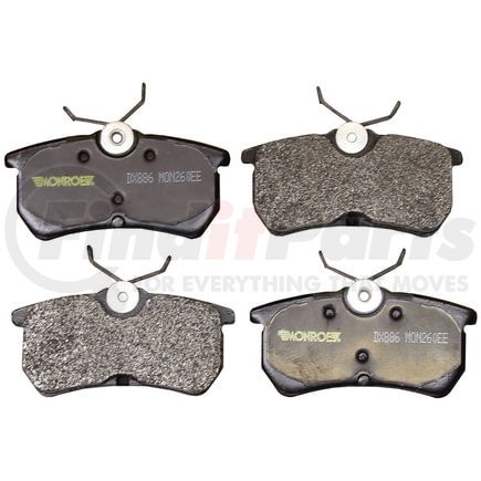 DX886 by MONROE - Total Solution Semi-Metallic Brake Pads