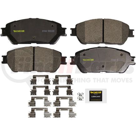 DX906A by MONROE - Total Solution Semi-Metallic Brake Pads