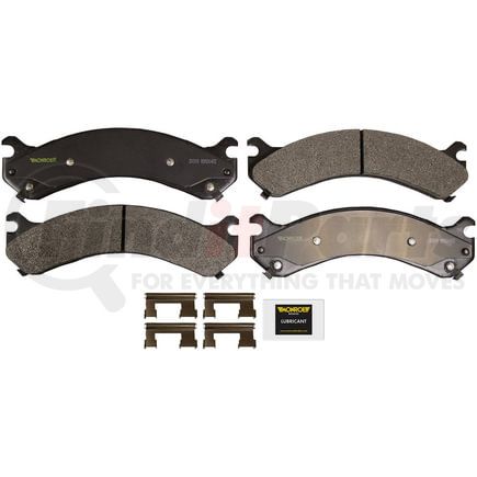 DX909 by MONROE - Monroe Brakes Total Solution Semi-Metallic Brake Pads