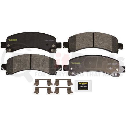 DX974 by MONROE - Total Solution Semi-Metallic Brake Pads