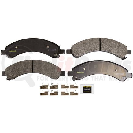 DX989 by MONROE - Monroe Brakes Total Solution Semi-Metallic Brake Pads