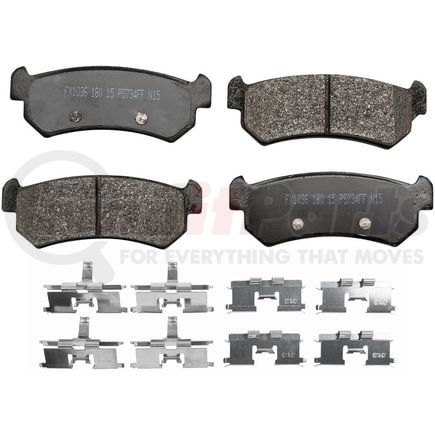 FX1036 by MONROE - ProSolution Semi-Metallic Brake Pads