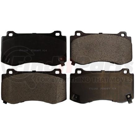 FX1149 by MONROE - ProSolution Semi-Metallic Brake Pads