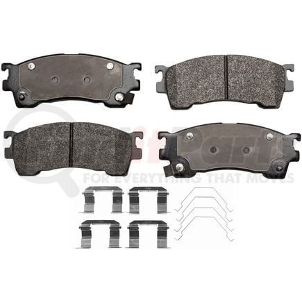 FX637 by MONROE - ProSolution Semi-Metallic Brake Pads