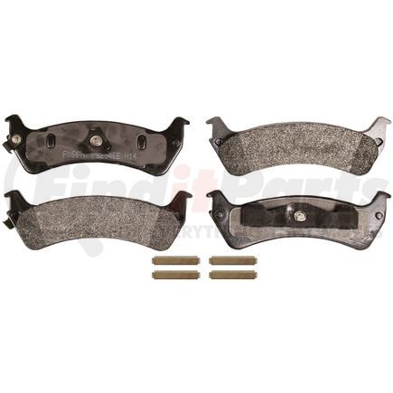 FX667A by MONROE - ProSolution Semi-Metallic Brake Pads