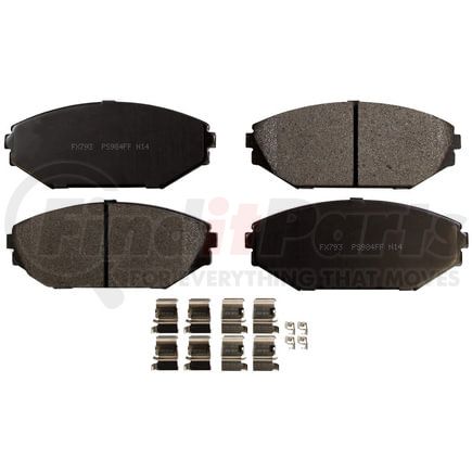 Monroe FX793 Disc Brake Pad Set Monroe Brakes ProSolution Semi-Metallic Brake Pads