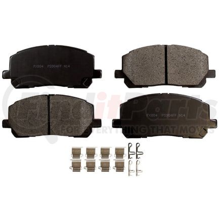 FX884 by MONROE - ProSolution Semi-Metallic Brake Pads