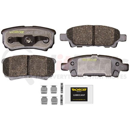 CX1037 by MONROE - Total Solution Ceramic Brake Pads