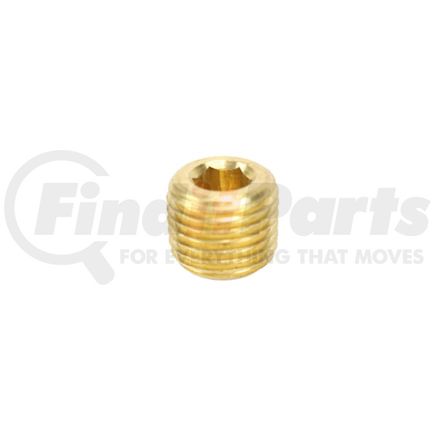 WA01-6014 by WORLD AMERICAN - Pipe Plug, Brass, 1/4", Hex Countersunk
