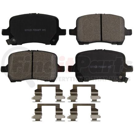 Monroe GX1028 Disc Brake Pad Set Monroe Brakes ProSolution Ceramic Brake Pads