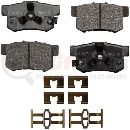 GX1086 by MONROE - Monroe Brakes ProSolution Ceramic Brake Pads