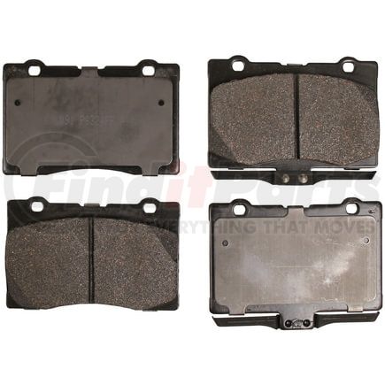 Monroe GX1091 Disc Brake Pad Set Monroe Brakes ProSolution Ceramic Brake Pads