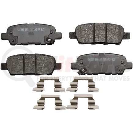 Monroe GX1393 Disc Brake Pad Set Monroe Brakes ProSolution Ceramic Brake Pads