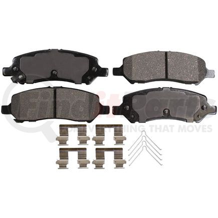 Monroe GX1647 Disc Brake Pad Set Monroe Brakes ProSolution Ceramic Brake Pads