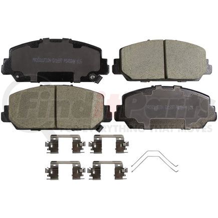 Monroe GX1697 Disc Brake Pad Set Monroe Brakes ProSolution Ceramic Brake Pads